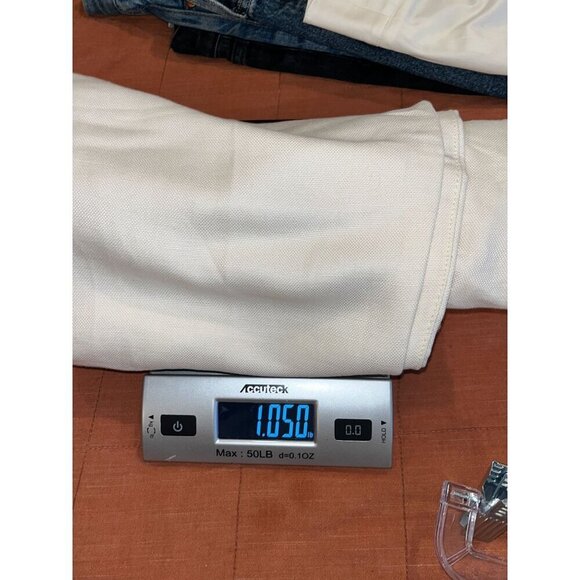 NWOT Madewell High-Waisted Tapered Denim Trousers Size 6 Cream  Womens - Picture 11 of 11